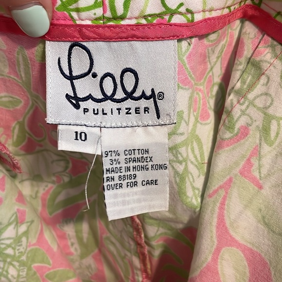 45 Lilly Pulitzer Safari Print Cotton 2.5” Shorts Sz 10 T004 - Picture 4 of 4